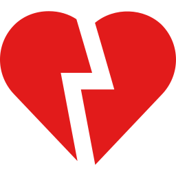 Разбитое сердце иконка