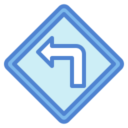 Turn left icon