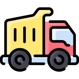 camión de juguete icono