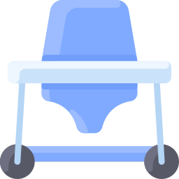 Baby walker icon