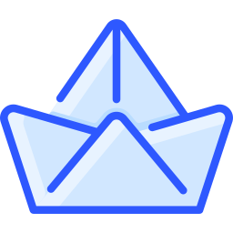 Paper boat icon