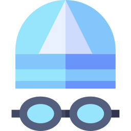 sombrero de natación icono