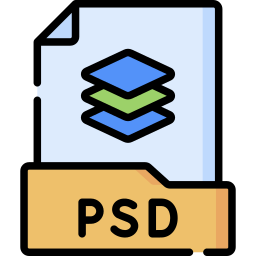 psd 파일 형식 icon