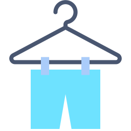 Hanging clothes icon