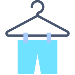 hangende kleding icoon