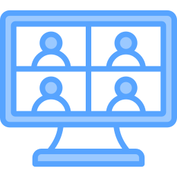 Онлайн-встреча иконка