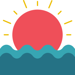 tramonto icona