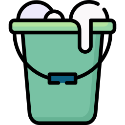 Cleaning bucket icon