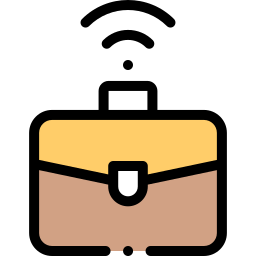 Digital nomad icon