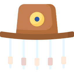 sombrero de corcho icono