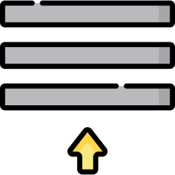 Line spacing icon