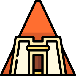 Nubian pyramids icon