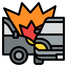 Accident car icon