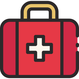 First aid kit icon