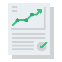 rapport d'activité Icône