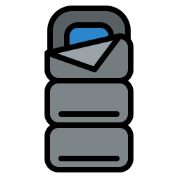 Sleeping bag icon