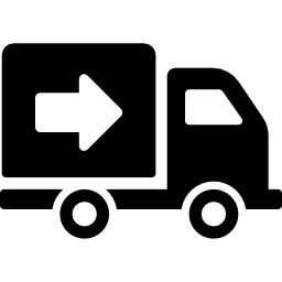 logistieke vrachtwagen icoon