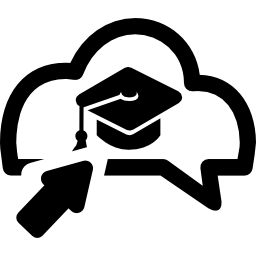 Education cloud icon