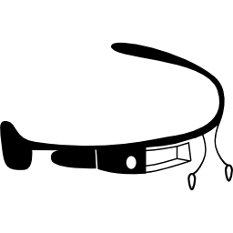 vista de óculos do google Ícone