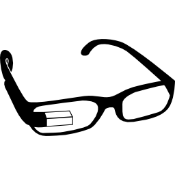 gafas de google en anteojos icono