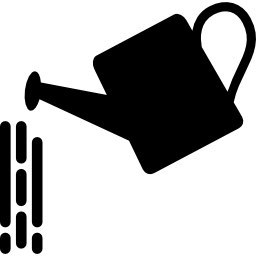 Watering tool for gardening icon