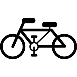 transporte ecológico de bicicleta Ícone