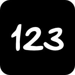nummering icoon