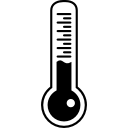thermometer-hulpmiddel icoon