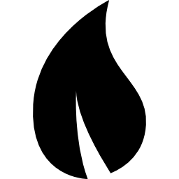Leaf shape icon