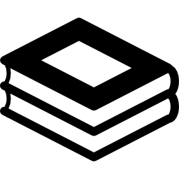 Stack of two books icon