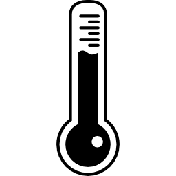 thermometer temperatuurcontrole tool icoon