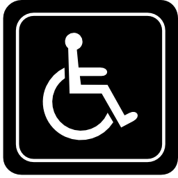 signe handicapé Icône