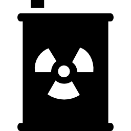 Toxic tank container with ecological risk icon