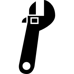 Adjusting wrench tool icon