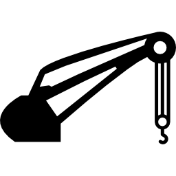 bouw kraanmachine icoon