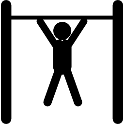 hombre haciendo ejercicio icono