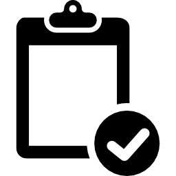 Verification of clipboard icon