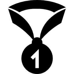 Медаль номер один иконка