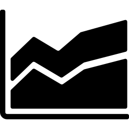 graphique des statistiques Icône