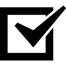 checklist aangevinkt icoon