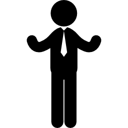 stojący mężczyzna ikona