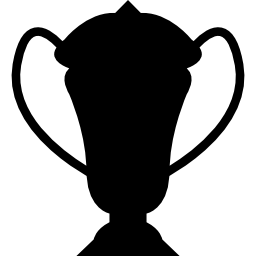 copa de trofeo silueta icono