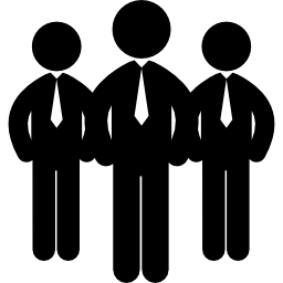 Businessmen team icon