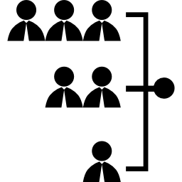 human resources-geschäftsgrafik icon