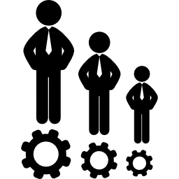 human resources-symbool icoon