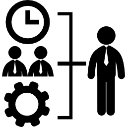 Businessman resources graphic icon