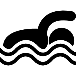 schwimmer im wasser icon