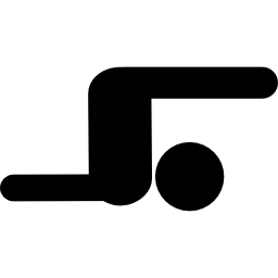 mann-silhouette auf yoga-haltung icon