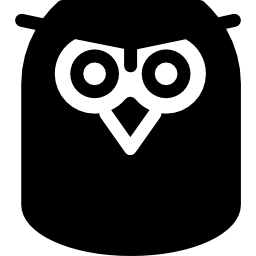 Owl sage symbol icon