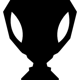 Big cup trophy shape icon